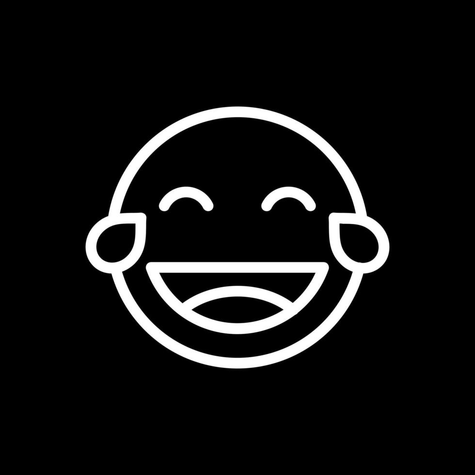 Grin Tongue Squint Vector Icon Design