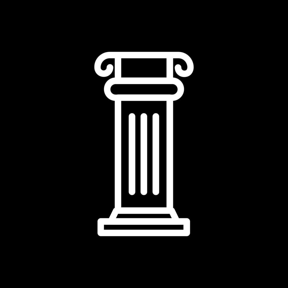 Columns Vector Icon Design