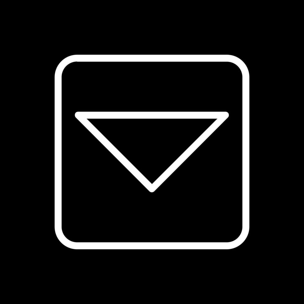 Caret Square Down Vector Icon Design