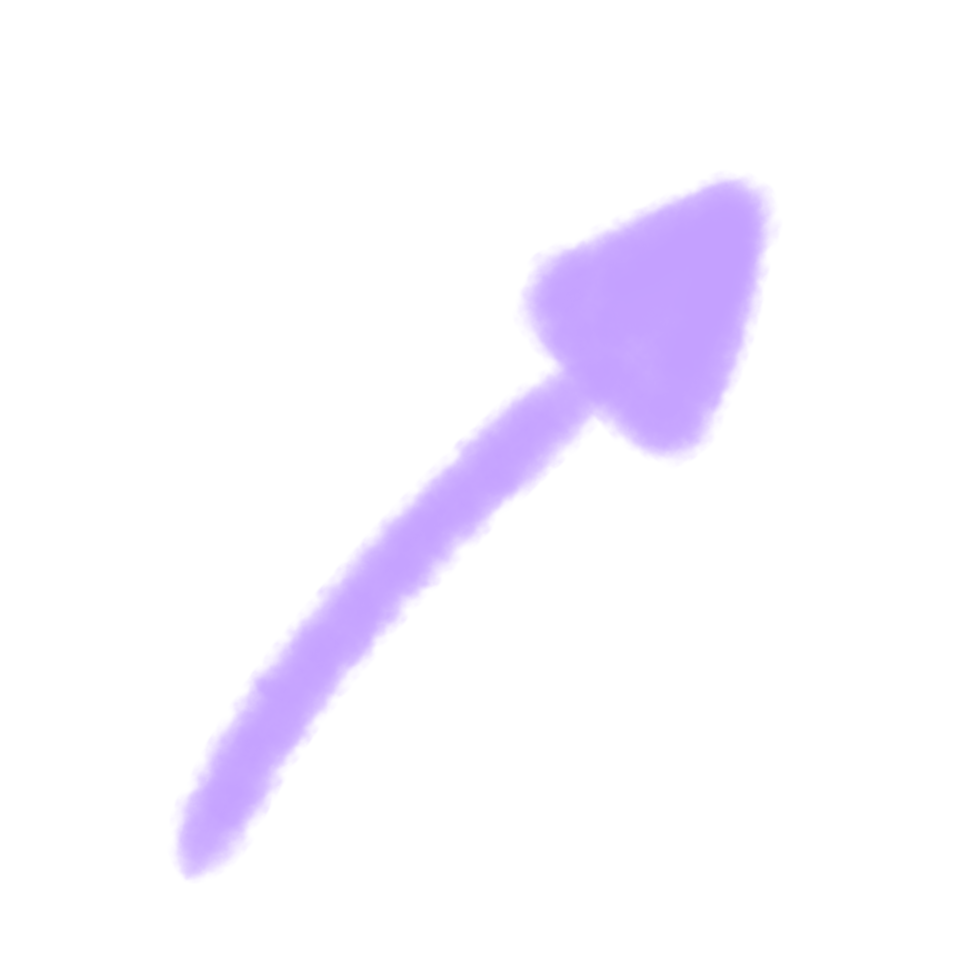 arrow line hand draw png