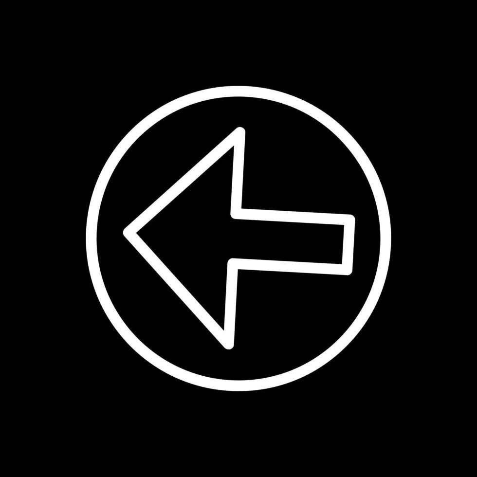 Arrow Alt Circle Left Vector Icon Design