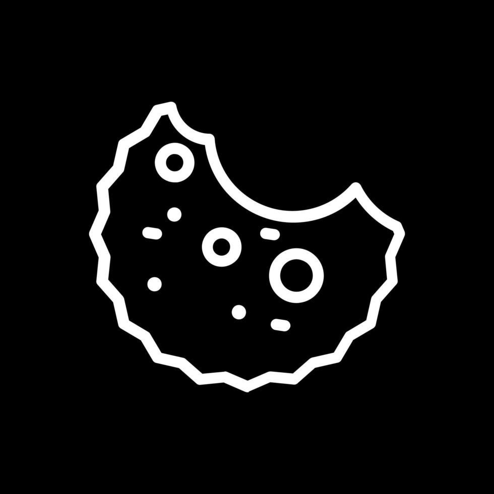 Cookie Bite Vector Icon Design