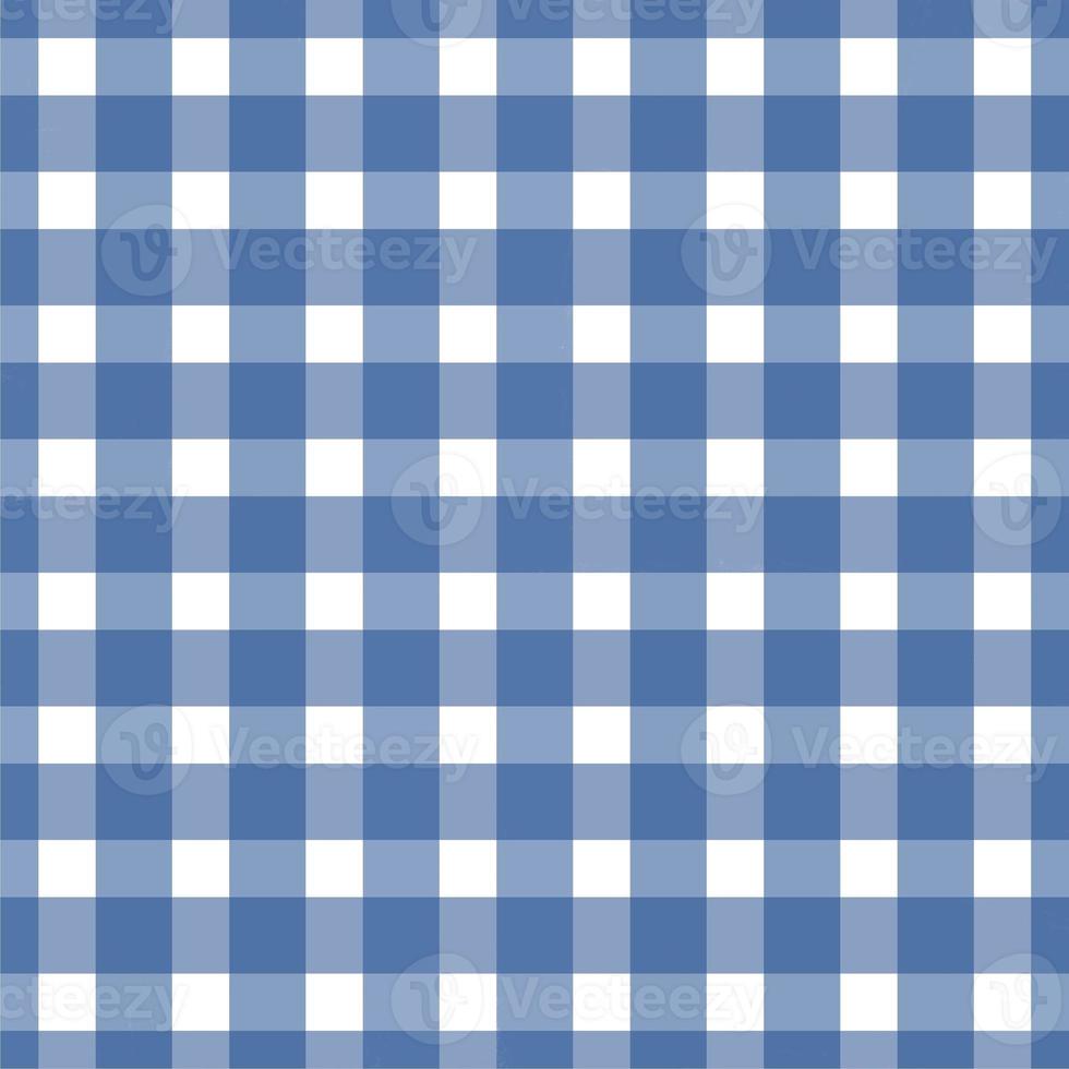 Seamless dark blue gingham pattern photo