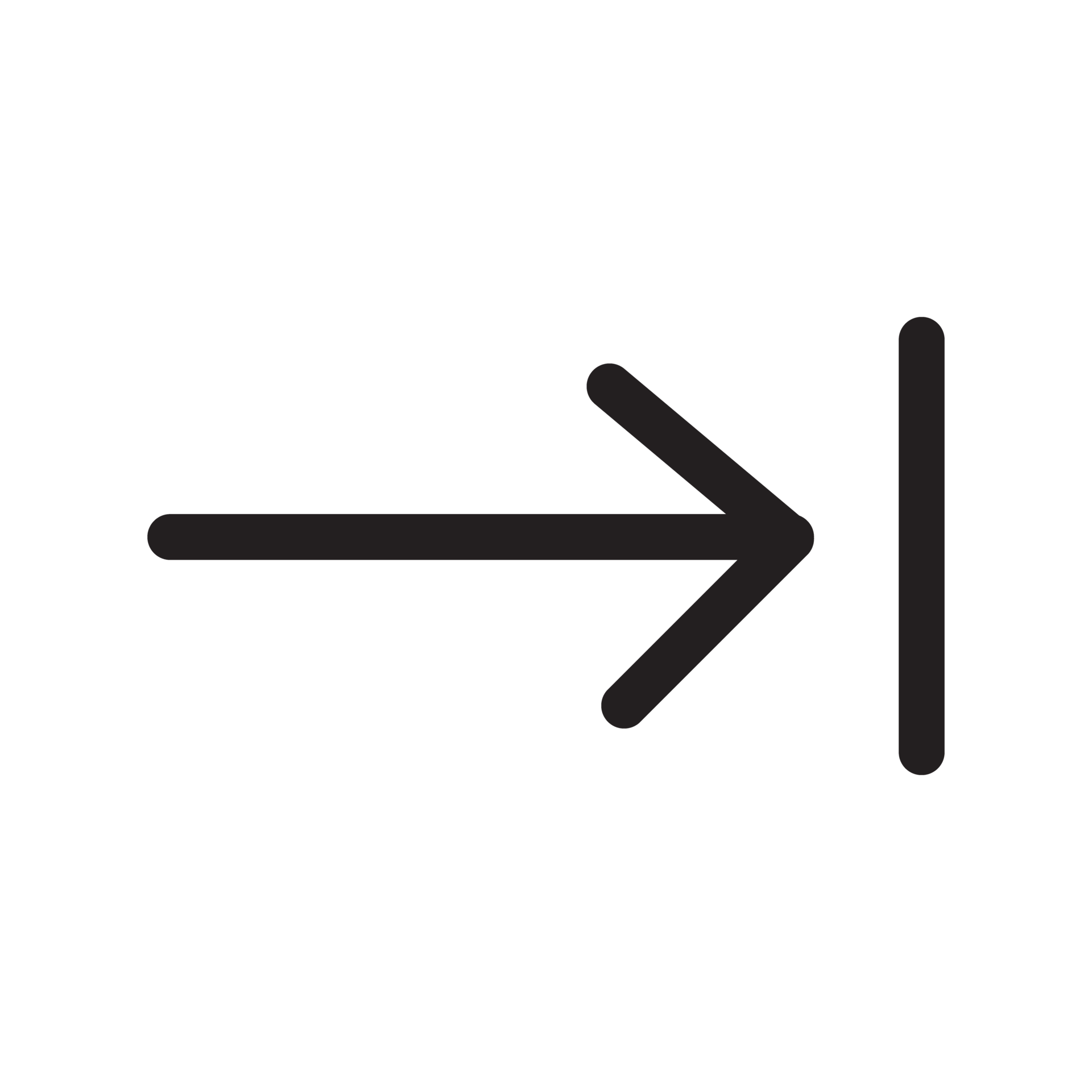 right arrow key outline black color with single line 20911753 PNG