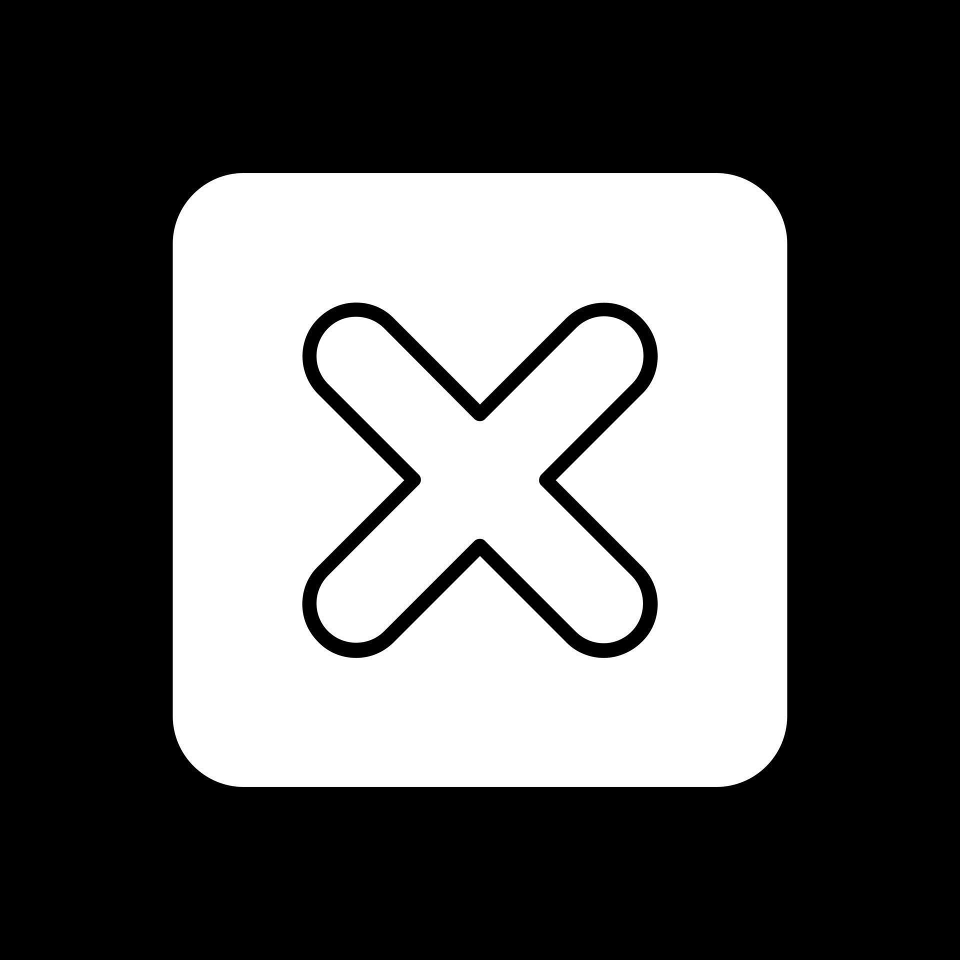 Square x Vector Icon Design 20911849 Vector Art at Vecteezy