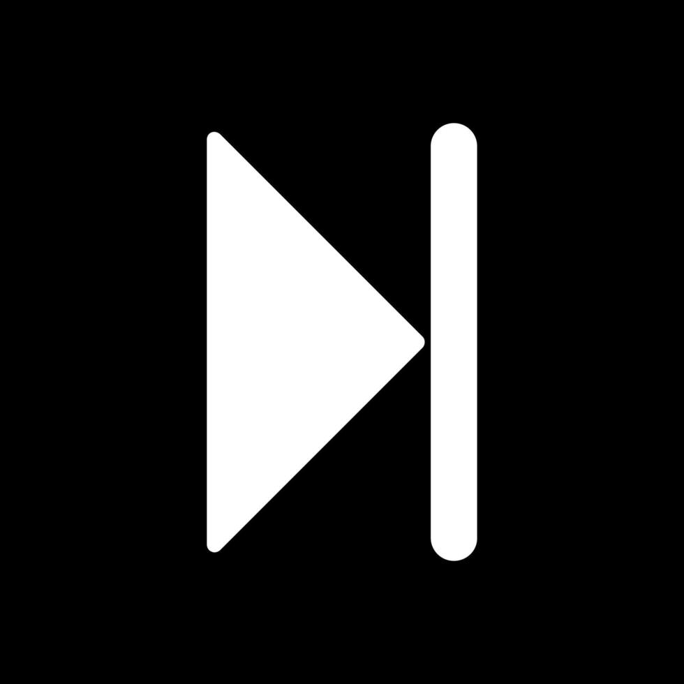 Skip Vector Icon Design