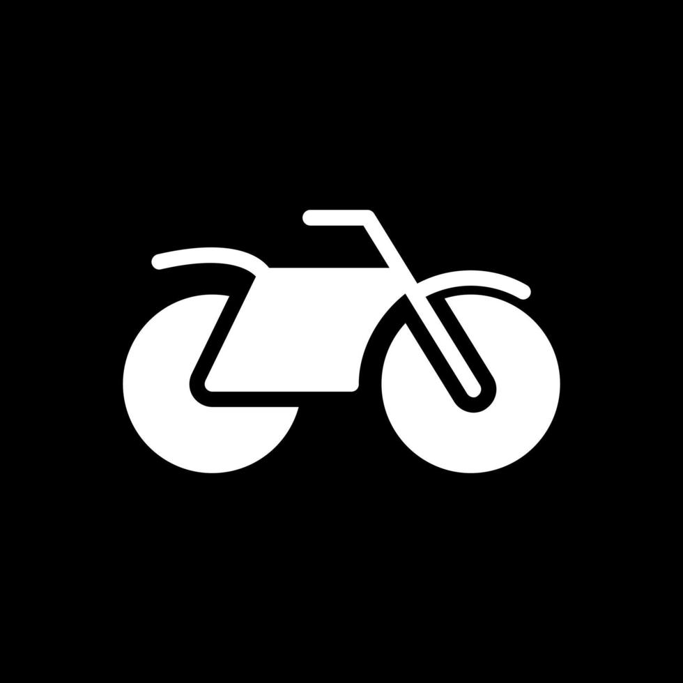 Motorcycle Vector Icon Design