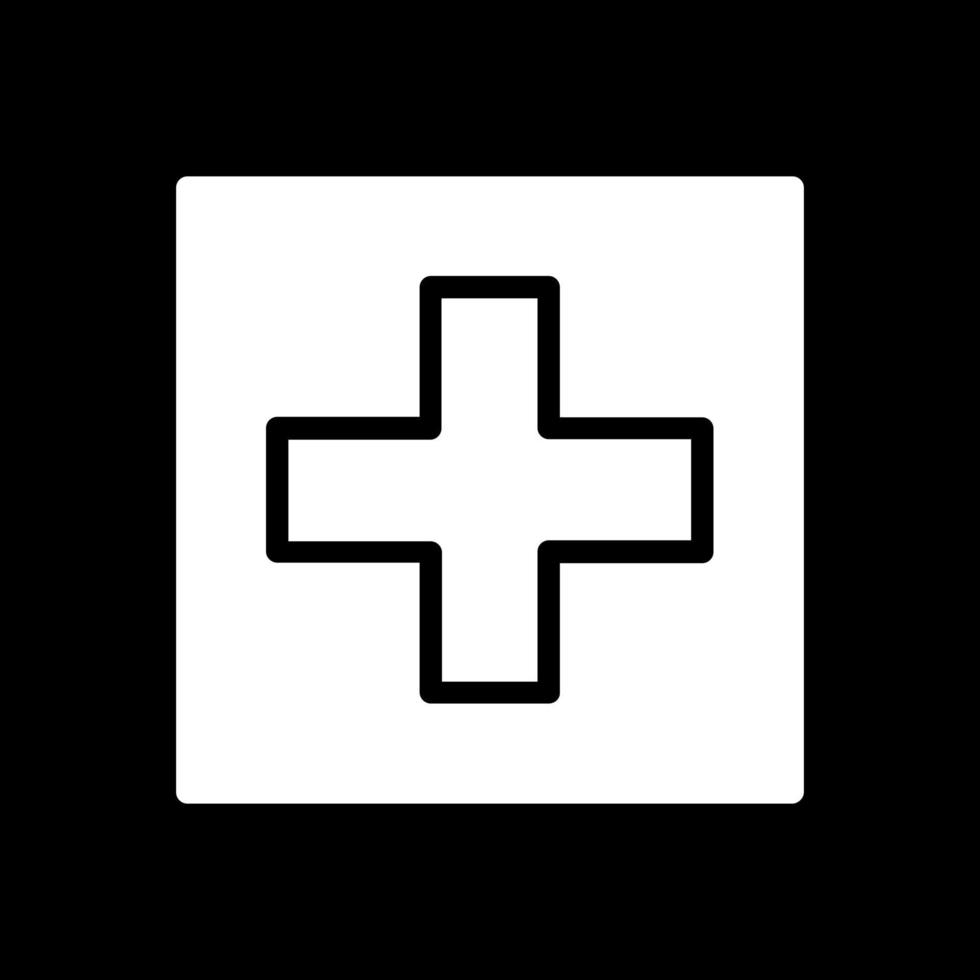 Plus Square Vector Icon Design