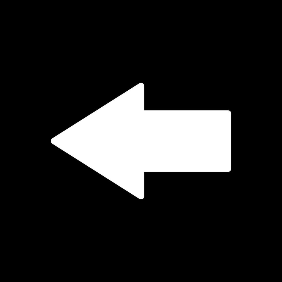 Left Vector Icon Design
