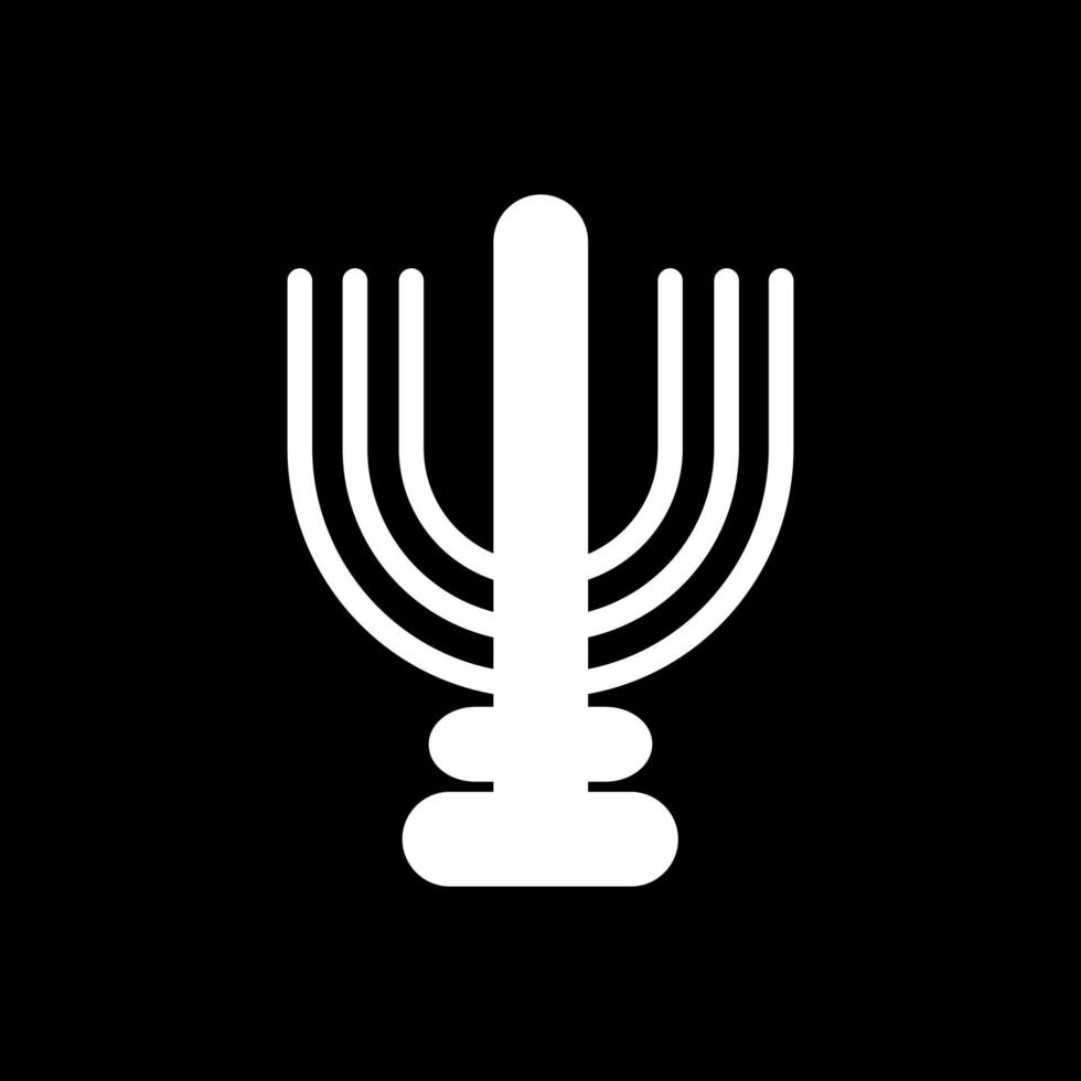 Hanukiah Vector Icon Design