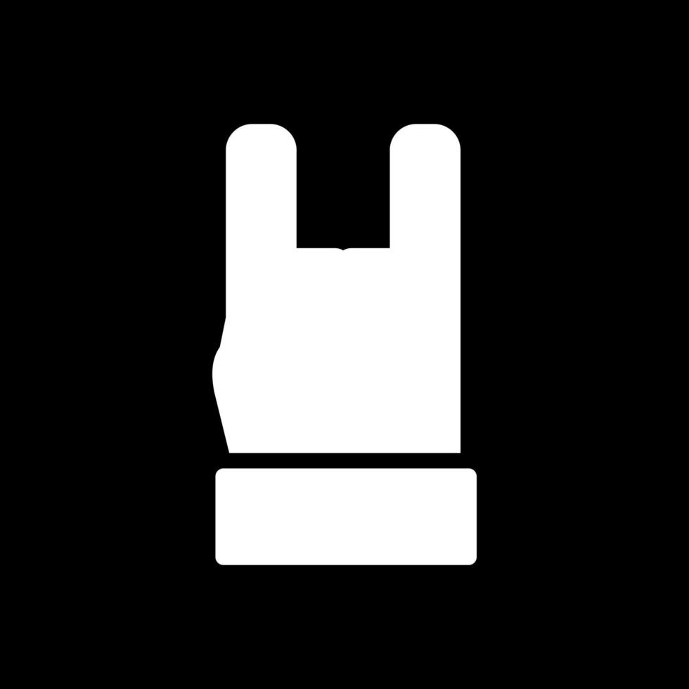 Hand Rock Vector Icon Design