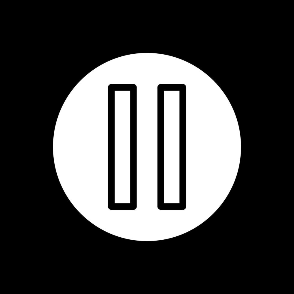 Pause Circle Vector Icon Design
