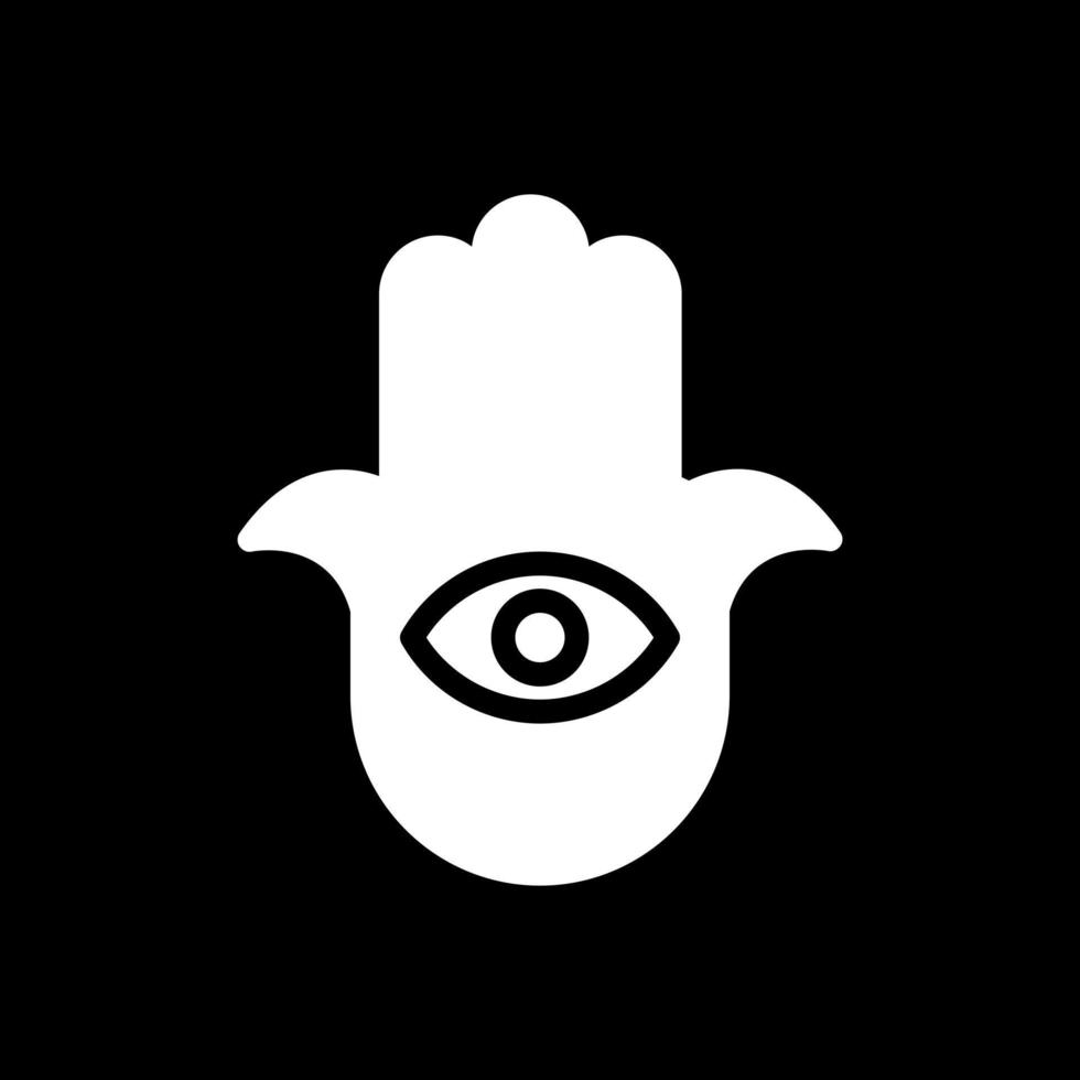 Hamsa Vector Icon Design