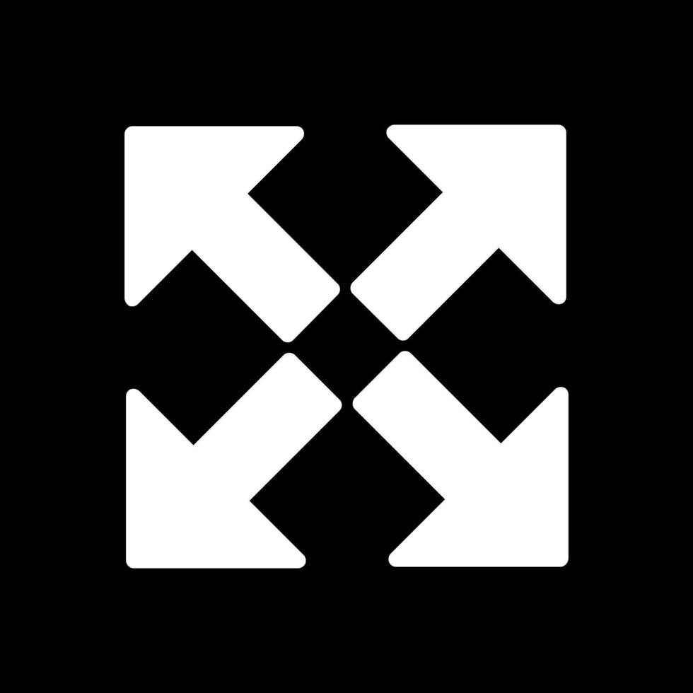 Expand Arrows Alt Vector Icon Design