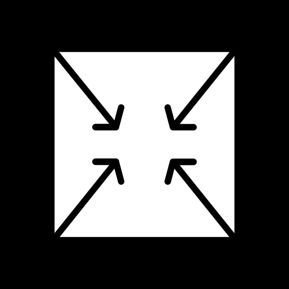 Compress Arrows Alt Vector Icon Design