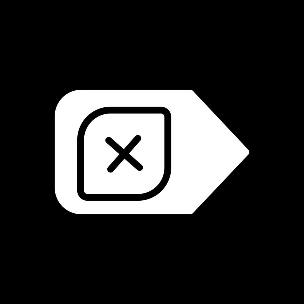 Backspace Vector Icon Design