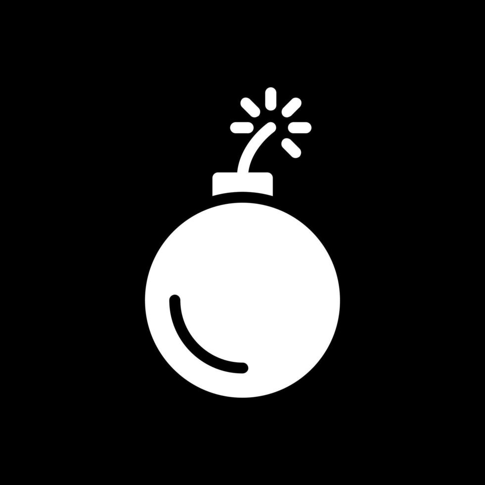 diseño de icono de vector de bomba