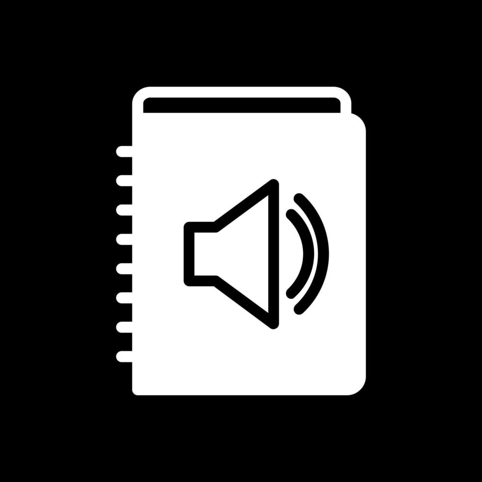 Audio Description Vector Icon Design