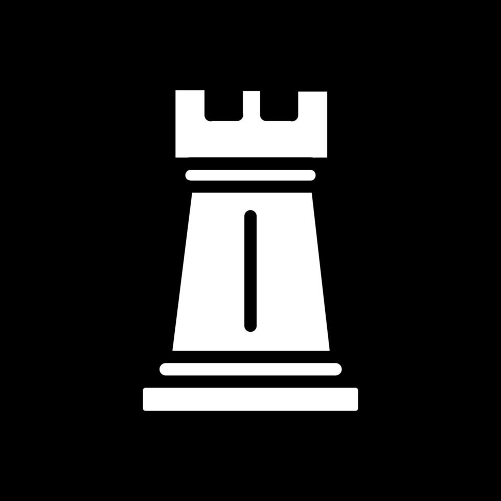Chess Rook Vector Icon Design