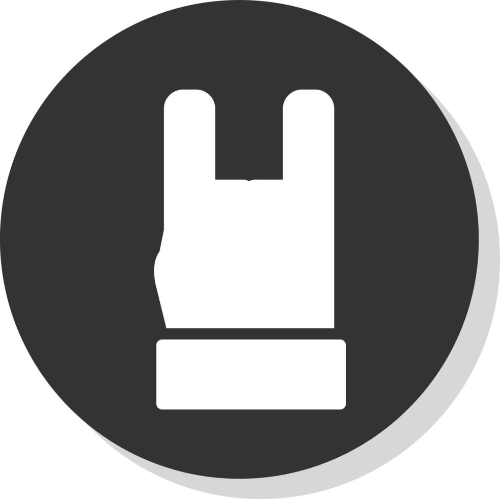 Hand Rock Vector Icon Design