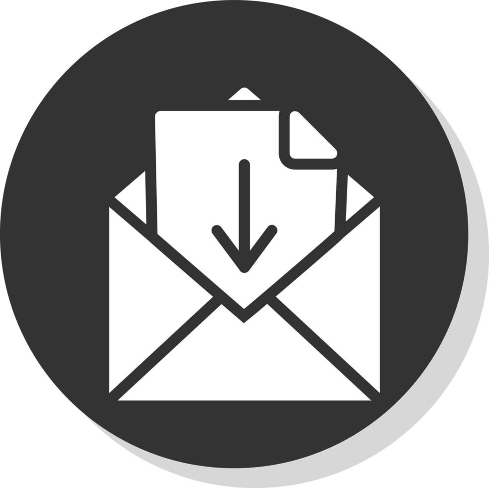 Inbox Vector Icon Design