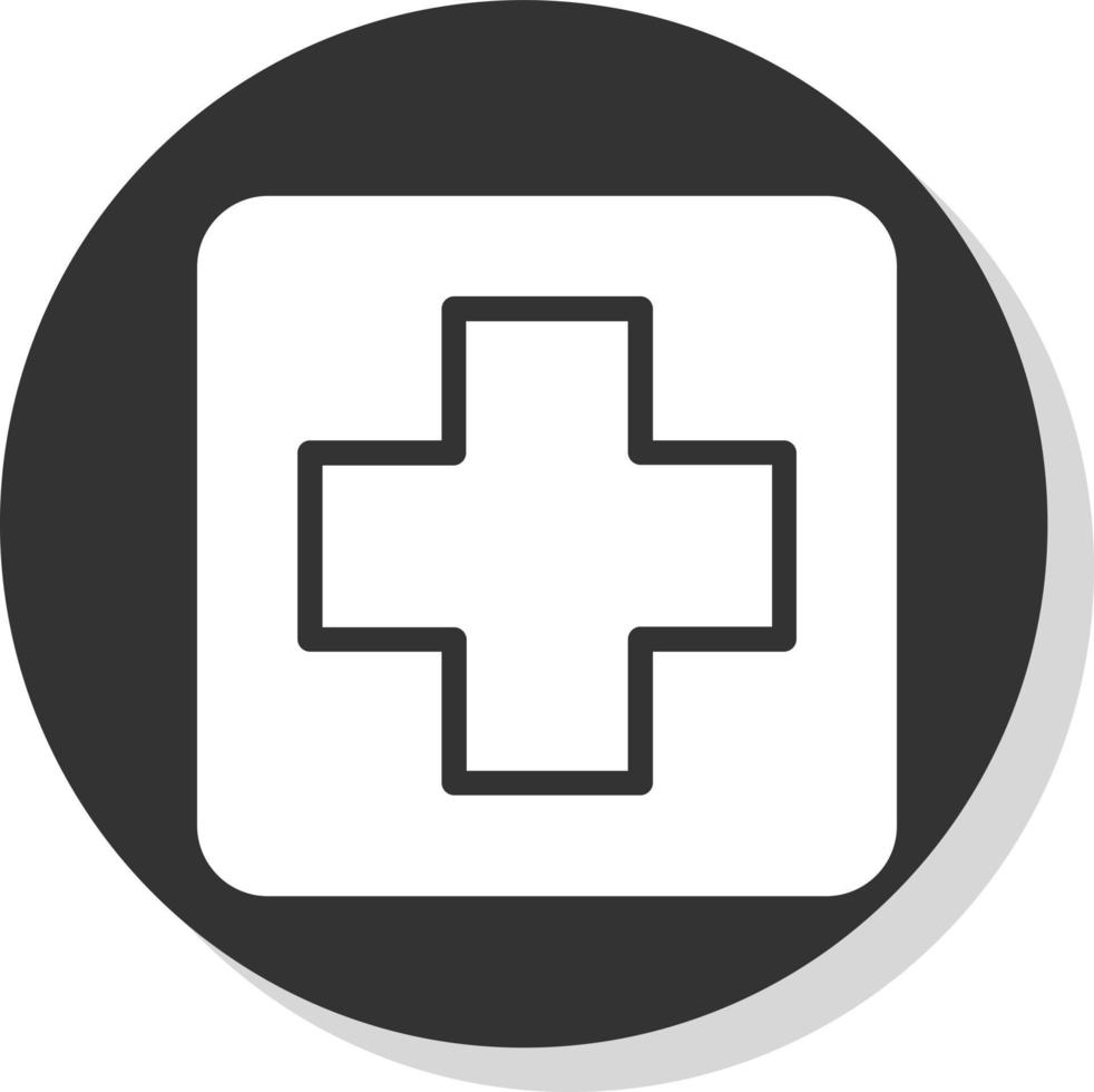 diseño de icono de vector de símbolo de hospital