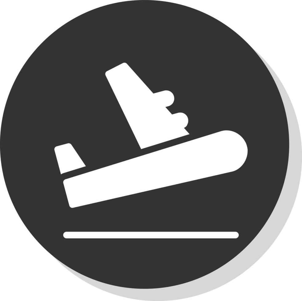 Plane Departure Vector Icon Design