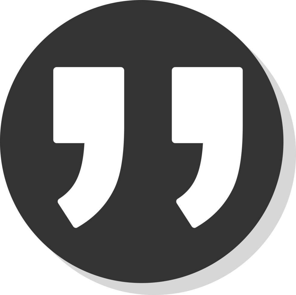 Quote Right Vector Icon Design