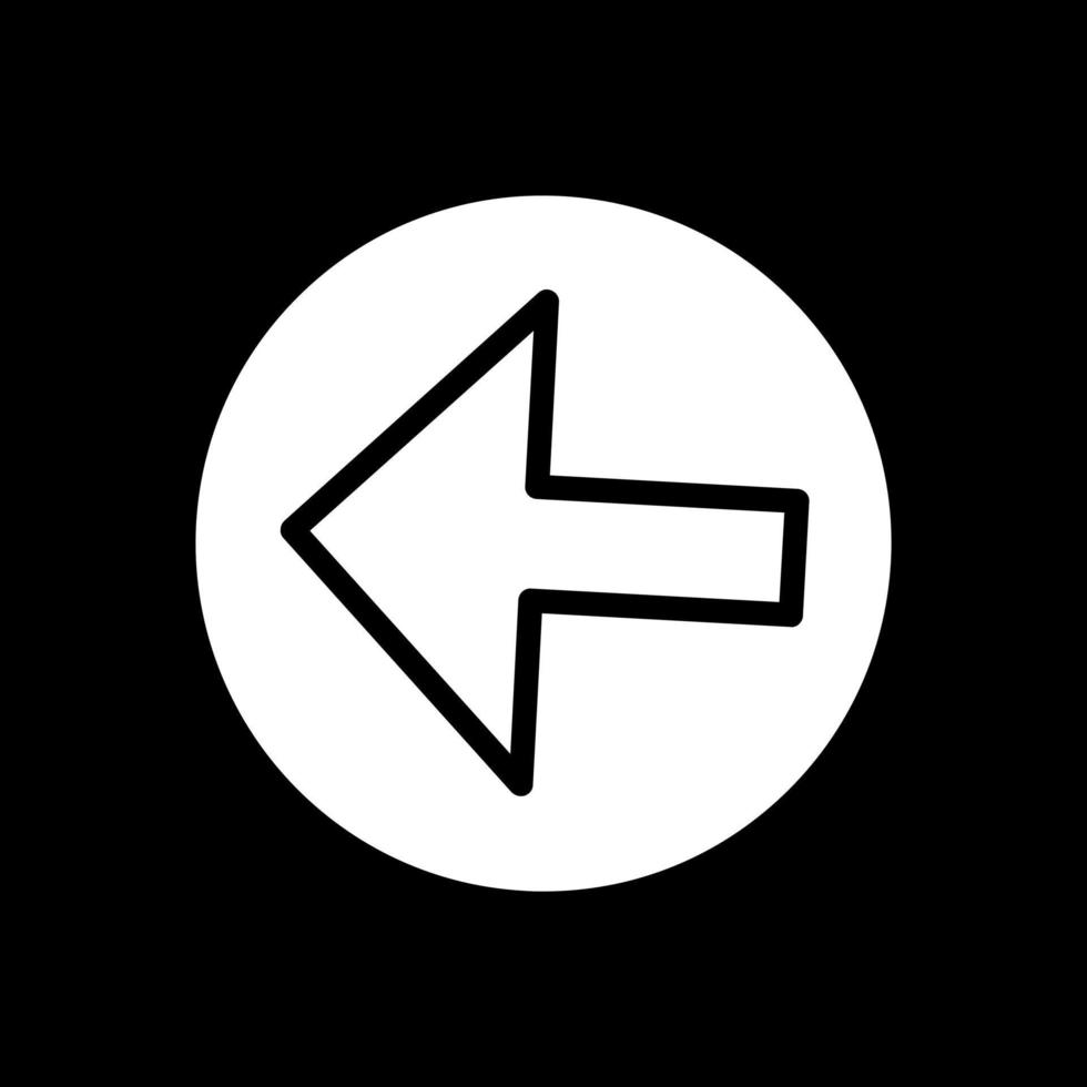 Arrow Alt Circle Left Vector Icon Design