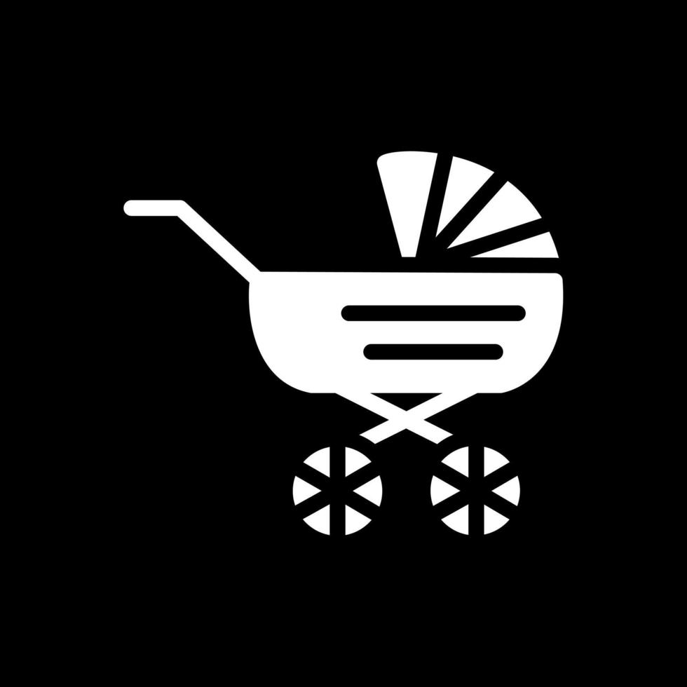 Baby Carriage Vector Icon Design