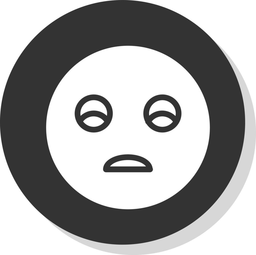 Frown Vector Icon Design