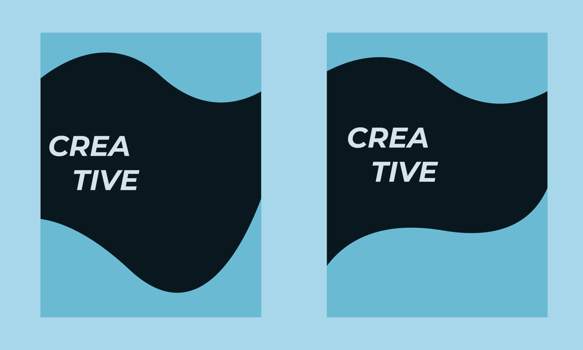 2 poster design templates for events and companies 20913499 Vector Art