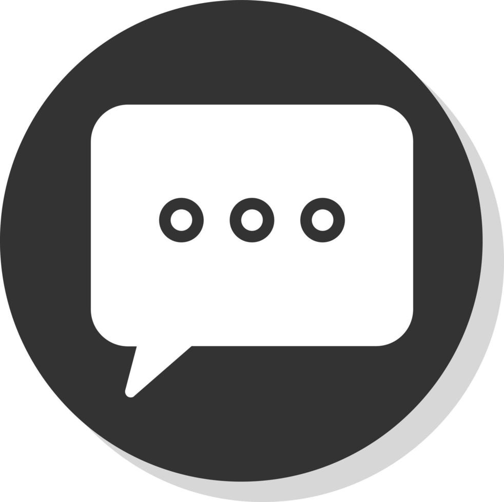 Comment Dots Vector Icon Design