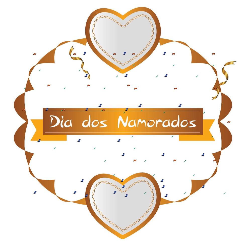 Dia Dos Namorados Card vector