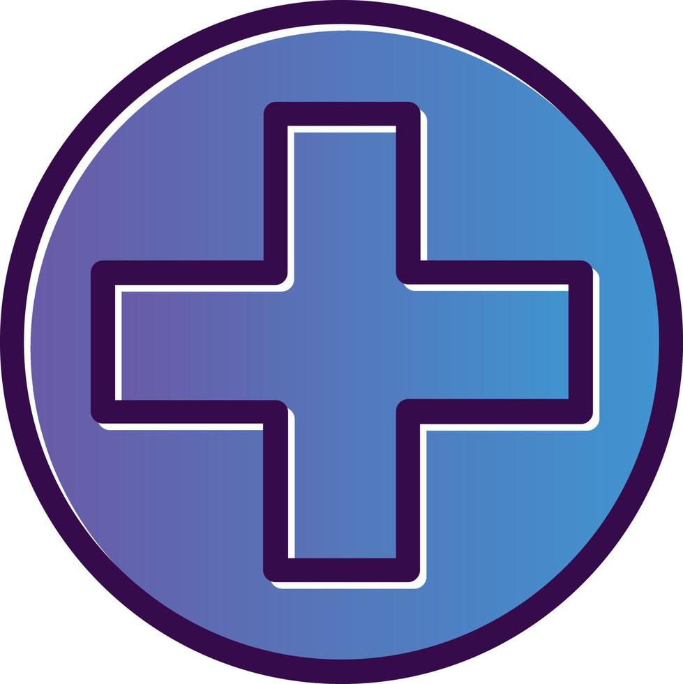 Plus Circle Vector Icon Design