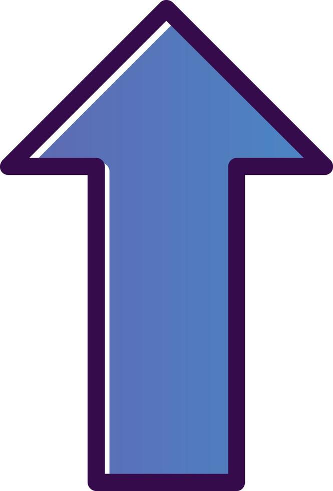Long Arrow Alt Up Vector Icon Design