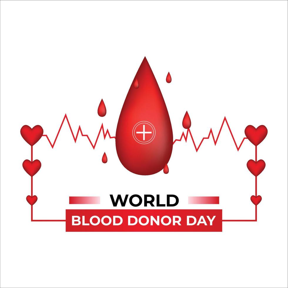 World Blood Donor Day vector