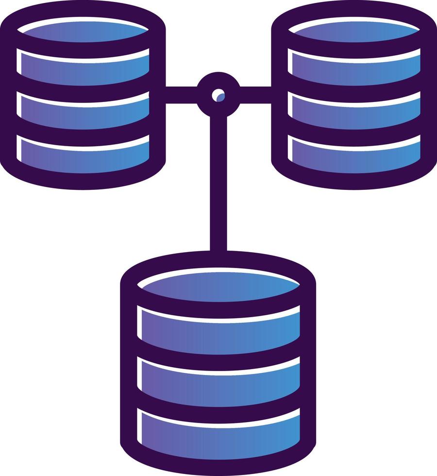 Database Vector Icon Design