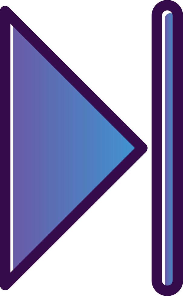 Skip Vector Icon Design