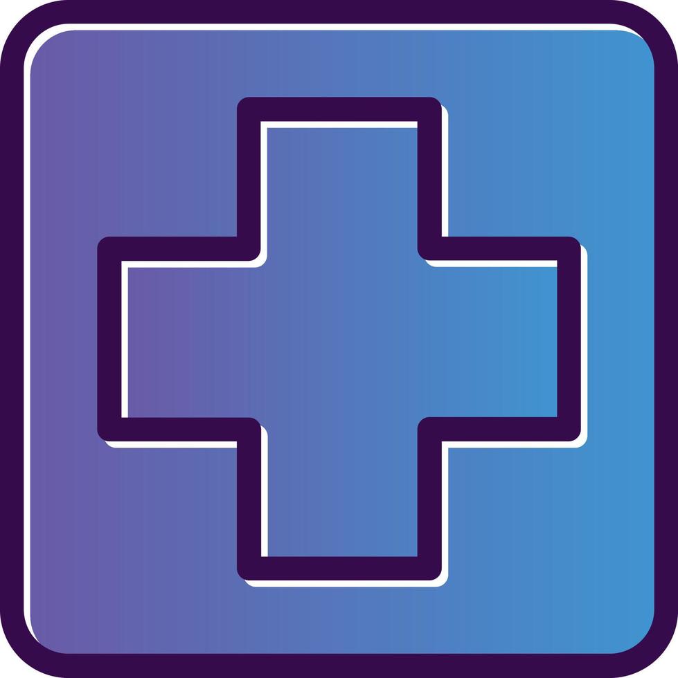 diseño de icono de vector de símbolo de hospital