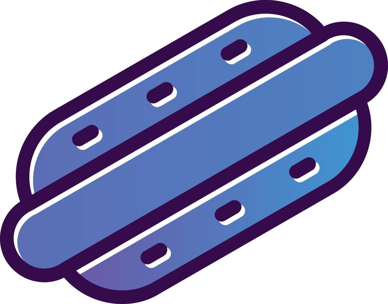 Hotdog Vector Icon Design