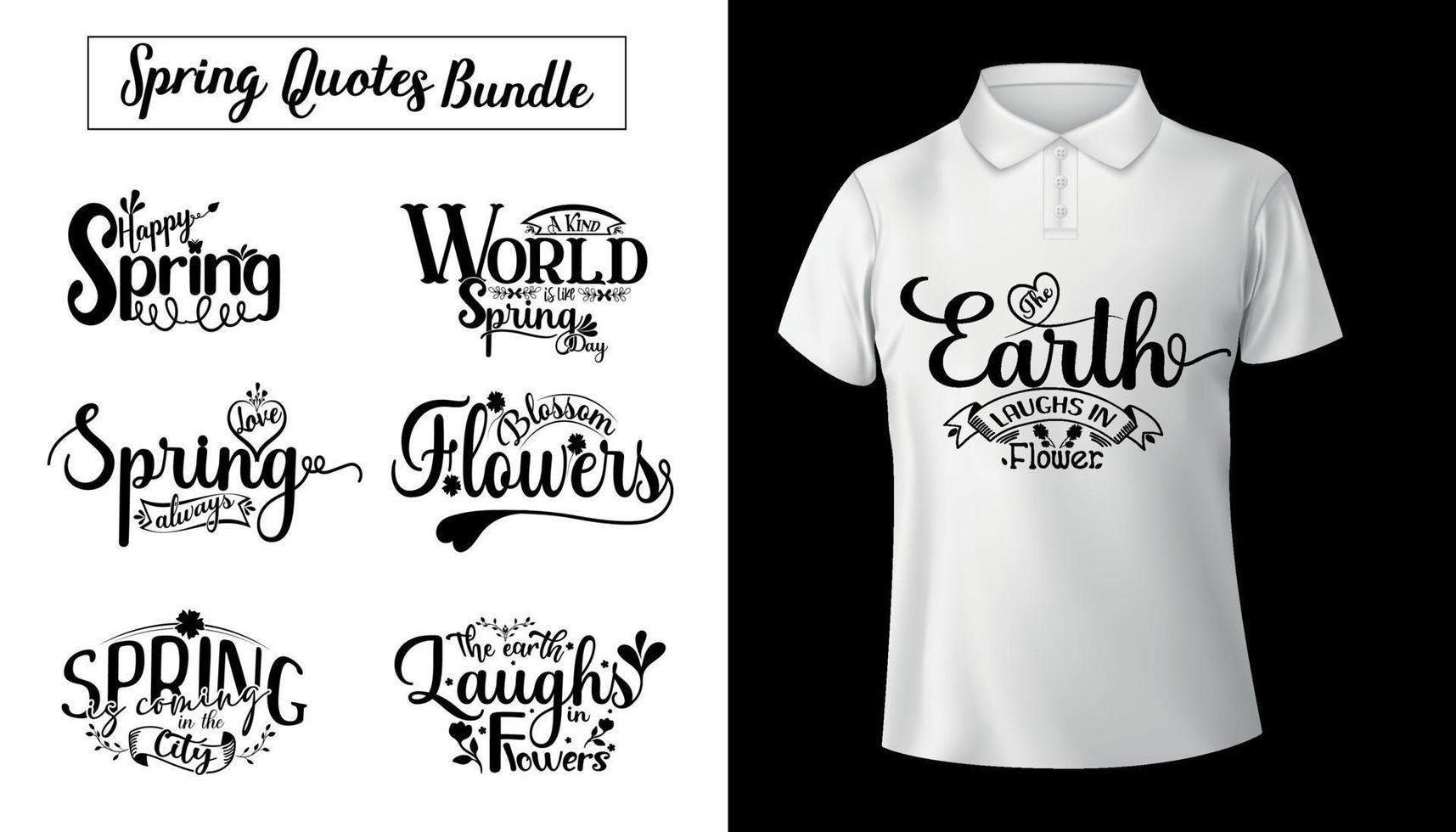 spring day svg cut file typography t shirt design bundle ,happy spring day,spring quote,svg quote vector