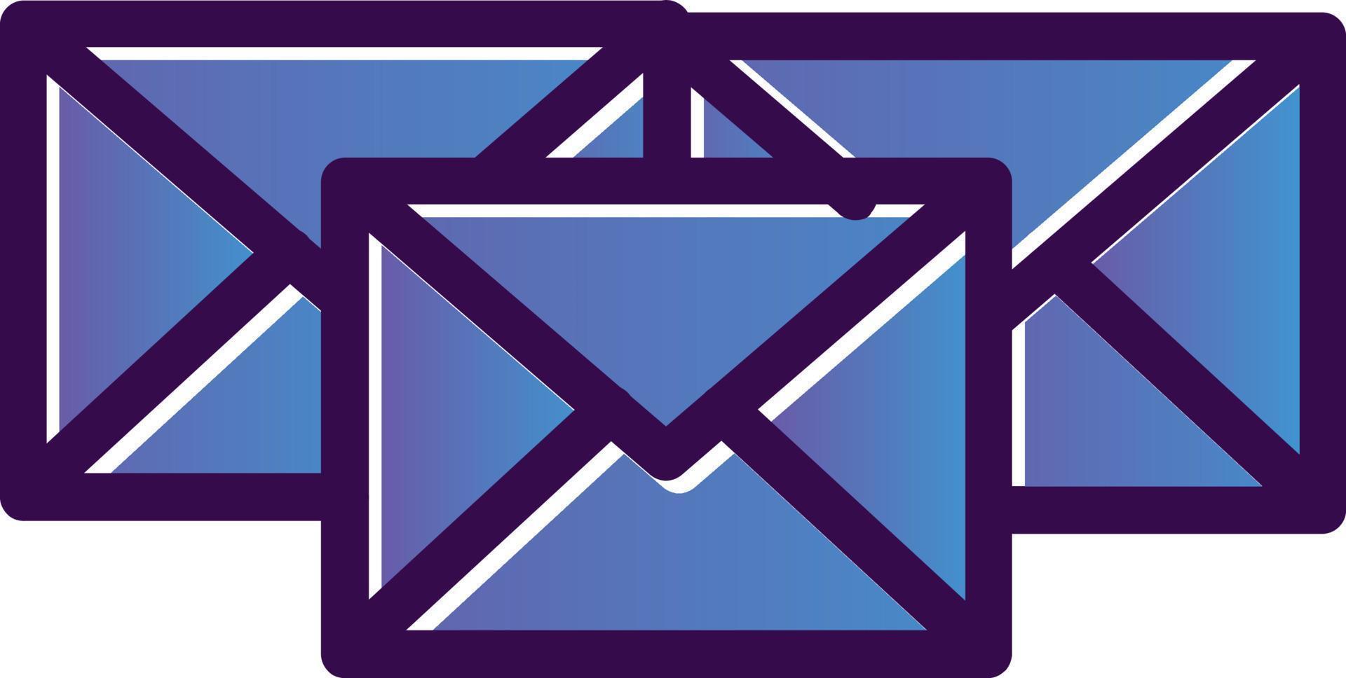 Mail Bulk Vector Icon Design