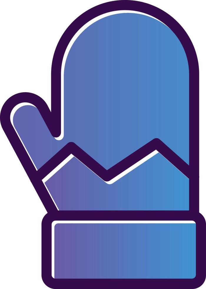 Mitten Vector Icon Design