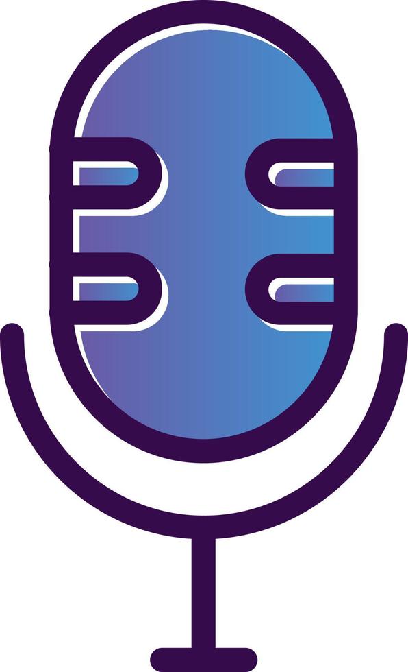 Microphone Alt Vector Icon Design