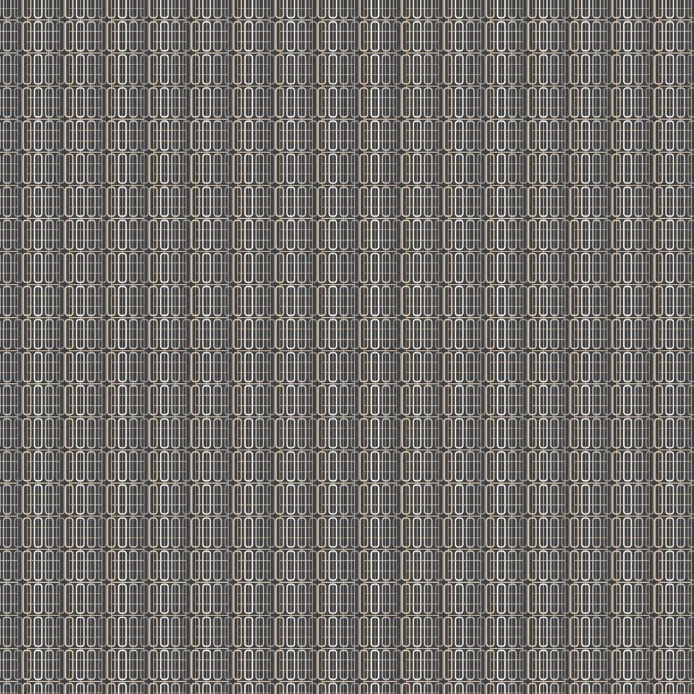 Seamless texture of a metal chain on a gray background. vector