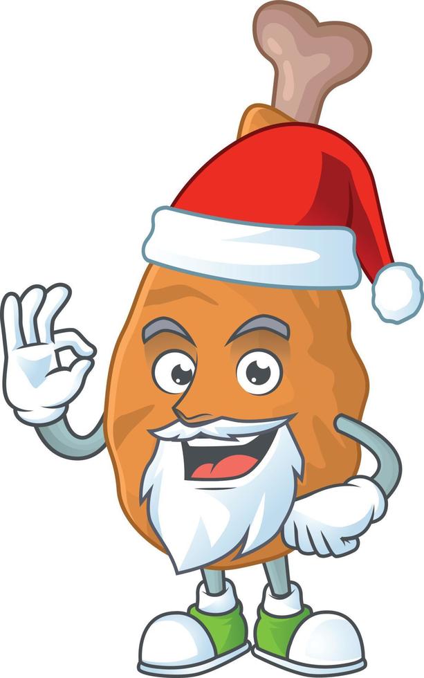 Fried chicken Cartoon character vector