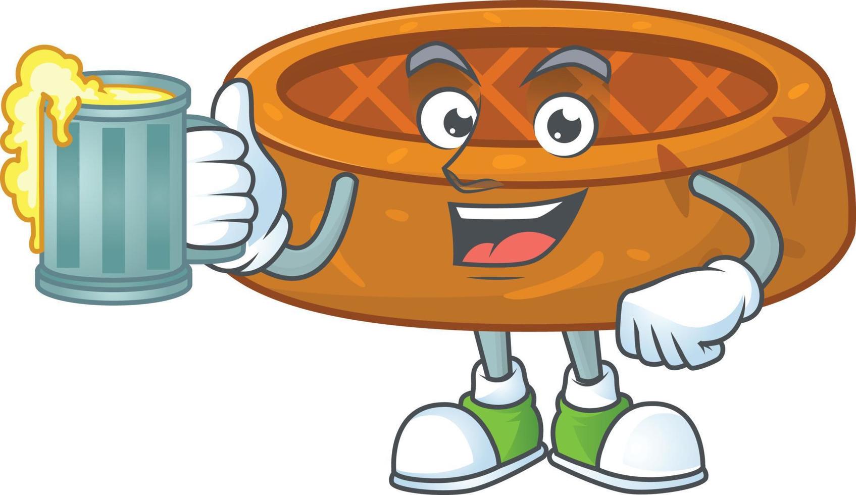 Peanut cookies Cartoon character vector