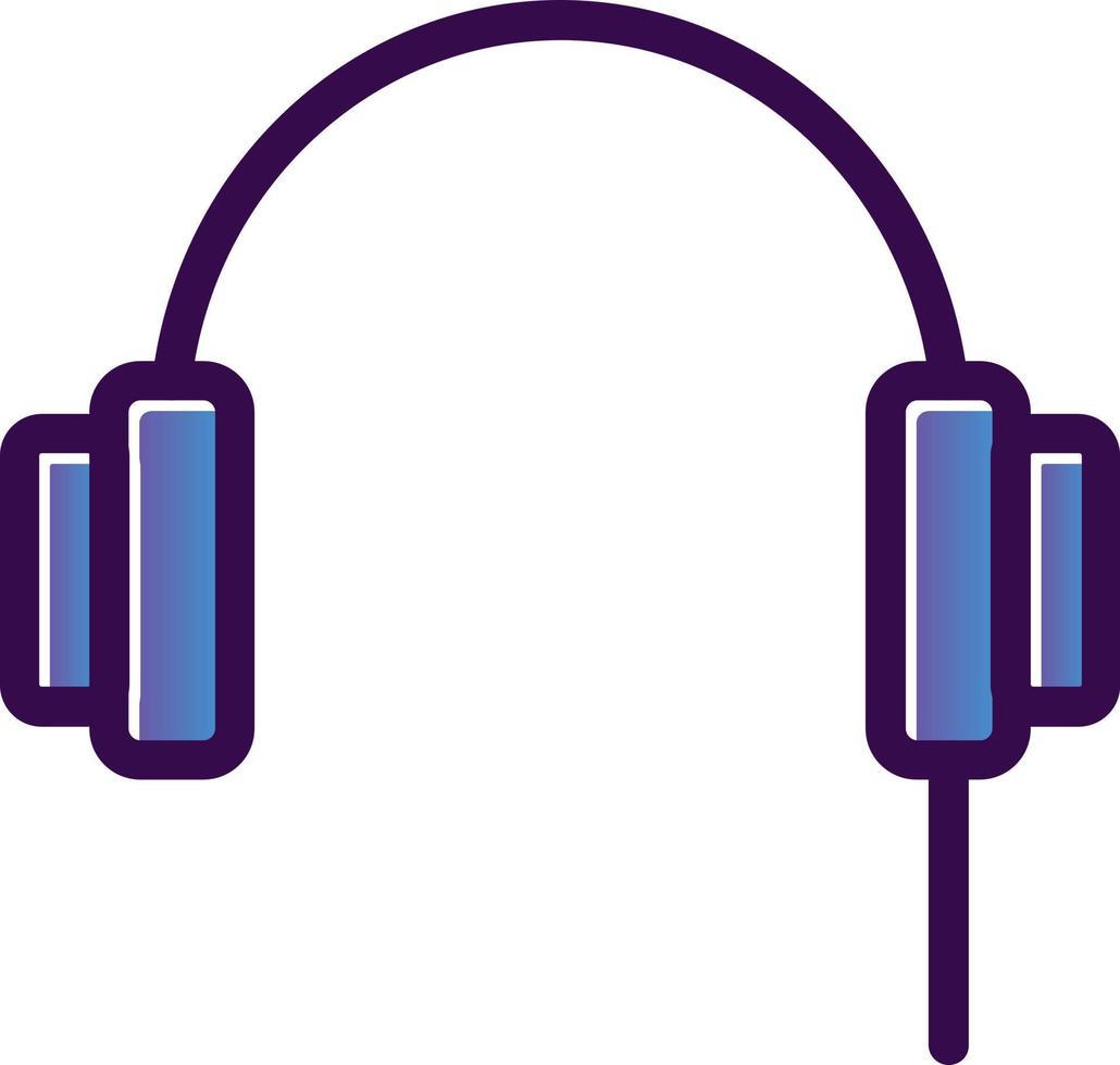 Headset Vector Icon Design