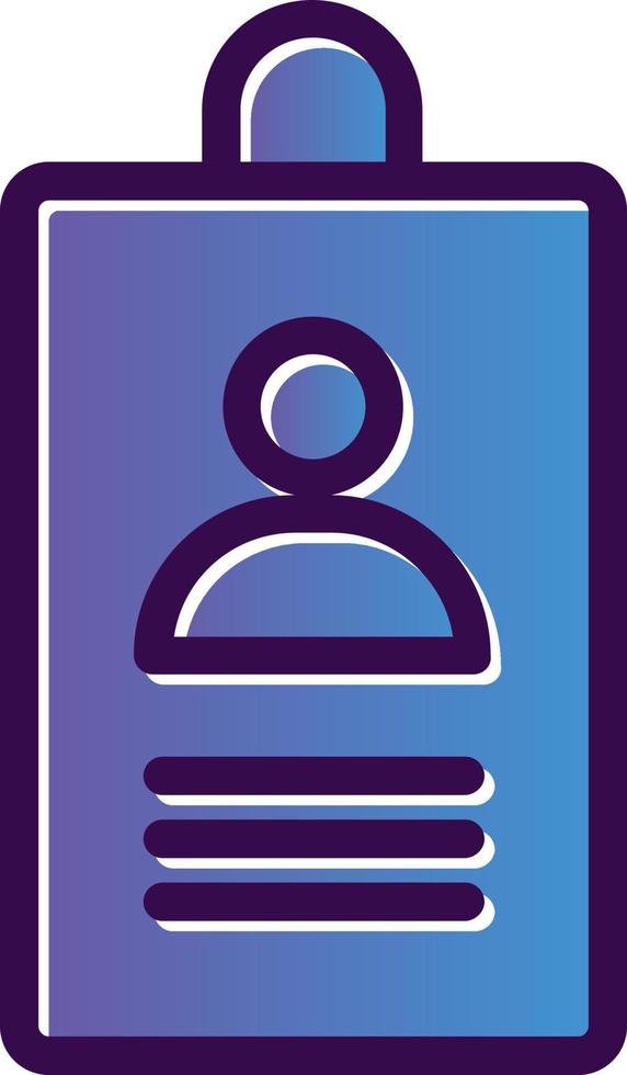 Id Card Vector Icon Design